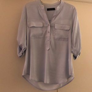 Ivanka Trump Light Blue Button Down Blouse
